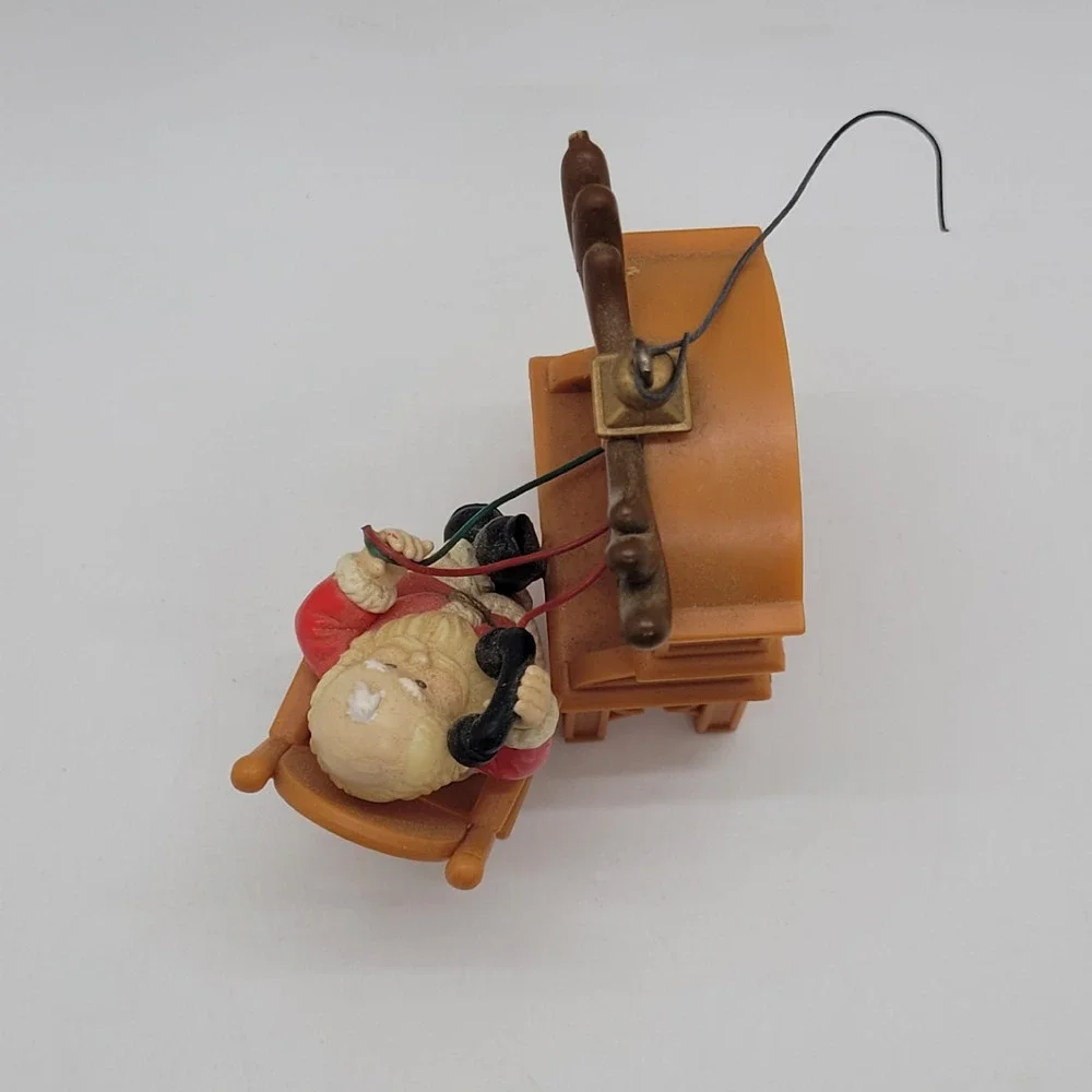 Vintage Eckerd Holiday Classics Santa's Hot Line 1998 Ltd Ed Ornament Maggie Luk